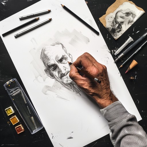 artist-at-work-stockcake Mengenal Seni Menggambar